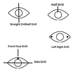 Load image into Gallery viewer, Amazing Howlite Evil Eye Shape Briolettes, AAA Howlite Eye Shape Carved Beads, Evil Eye Hand Carved Gemstone Beads, 12 MM, Eye Charms Beads