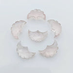 Load image into Gallery viewer, 2,3,4,5,6 Pcs Natural Rose quartz  faceted eagle Shape gemstone, Faceted Hand Carved eagle gemstone, fancy Shape Gemstone,16X10 mm