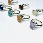 Load image into Gallery viewer, 925 Silver, AAA Quality 100% Natural Gemstone Adjustable Rings, Star Shape Gemstone, Star Shape Carving, Gemstone For Jewellery, 10 mm
