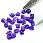 Load image into Gallery viewer, 2,3,4,5,6 Pcs Natural Amethyst Smooth Betel Shape Gemstone For Jewelry Making, Amethyst Smooth Leaves Gemstone Brioletts For Jewlery 8X10 MM