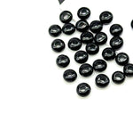 Load image into Gallery viewer, Super Cute AAA Black Onyx Donut Shape Beads, Natural Black Onyx Donut Carving Stone, Loose Donut Shape Charm Beads, Energy Healing Stone 6MM