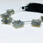 Load image into Gallery viewer, 2,3,4,5 pcs 100% Natural Labradorite Fancy Shape Carved Gemstone, Fancy Shape Carving, Carved Gemstone For Jewellery 14 mm
