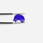 Load image into Gallery viewer, Natural Amethyst Dolphin Carving, Hand Carved Dolphin Shape Gemstone, 15 MM, Feminine Energy Fish Charm Healing Crystal, Carved Beads