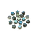 Load image into Gallery viewer, Flashy Labradorite Star Shape Briolette's, Natural Labradorite Star Gemstone Beads, Smooth Labradorite Star Beads, Mini Charms 8 MM
