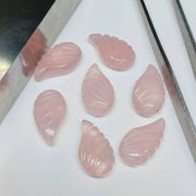 2,3,4,5,6 100% Natural Rose quartz fancy Shape Carving, Hand carved Fancy shape Gemstone, carved Gemstone jewelry Making,18X10 mm