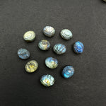 Load image into Gallery viewer, 2,3,4,5 Pcs Natural Labradorite Carved Evil Eye Gemstone, Flashy Labradorite Evil Eye Charm Beads For Jewelry Making, Carving Beads, 10X12MM