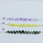 AAA Quality 100% Natural Drop Shape Beads, faceted beads, 4Inch Strand, Beads Strand, Gemstone For Jewlery making ,3X5mm- 5X7mm (Approx)