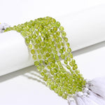 Load image into Gallery viewer, Natural Peridot Tumble Shape Beads, Green Peridot Smooth Tumble Beads for Jewelry Making, 8" Inch Uneven Nuggets Beads, 7-8 MM