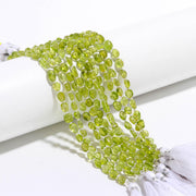 Natural Peridot Tumble Shape Beads, Green Peridot Smooth Tumble Beads for Jewelry Making, 8