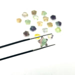 Load image into Gallery viewer, Rainbow Fluorite Star Shape Carved Beads, Fluorite Faceted Star Shape Beads, Jewelry &amp; Craft Beads, Beads Supplies, Colorful Stars 8 MM