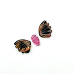 Load image into Gallery viewer, Natural tourmaline Butterfly Shape Carving, Hand carved tourmaline Butterfly loose carving, carved butterfly jewelry for Making 20x11mm.