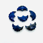 Load image into Gallery viewer, Faceted Lapis Lazuli Eagle Gemstone: Hand Carved Fancy Shape (16X10 mm)