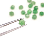 Load image into Gallery viewer, Green Strawberry Stars Briolette's, Green Strawberry Star Shape Beads, 6 MM Star Shape Gemstone for Jewelry, 6 Sides Carving Star Beads