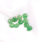 Load image into Gallery viewer, Green Strawberry Quartz Star Shape Briolette's, Star Shape Gemstone For Jewelry, Hand Carved Star Shape Charms, 10 MM