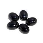 Load image into Gallery viewer, Black Onyx Oval Shape Beads, Black Onyx Hand Carved Smooth Gemstone Beads, Loose Carving Beads, Oval Charms for Jewelry Making 12X16 MM