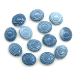 Load image into Gallery viewer, Blue Opal Evil Eye Gemstone Beads, Hand Carved Briolettes (12mm)
