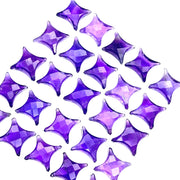 Natural Amethyst Ninja Star Shape Carving Beads, Fancy Star Shape Gemstone Beads, 11X15 MM Jewelry Making Star Shape Briolettes Loose Beads