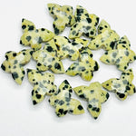 Load image into Gallery viewer, Natural Dalmation Jasper Butterfly Shape Gemstone Beads, Jasper Faceted Gemstone Hand Carved Beads, Jewelry Making Wholesale Charms  14MM