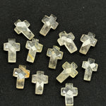 Load image into Gallery viewer, Natural Golden Rutile Cross Shape Beads ~ Rutile Carvigs Gemstone Beads ~ Faceted Golden Rutile Beads ~ 15 MM Cross Charm Beads ~ Holy Cross