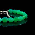 Load image into Gallery viewer, Green Chrysoprase Smooth Tumble Beads Bracelet, Chrysoprase Nuggets Shape Beads Bracelet, Jewelry Gifts, Fancy Jewelry/Anklet for Girls