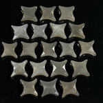 Load image into Gallery viewer, Natural Grey Moonstone Ninja Star Shape Carving Beads, Fancy Star Shape Gemstone Beads, 11X15 MM Jewelry Making Star Shape Briolettes Beads