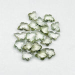 Load image into Gallery viewer, Natural Green Amethyst Butterfly Shape Gemstone Beads, Loose Faceted Gemstone Carving, Amethyst Jewelry Making Wholesale Beads, 14x10 MM