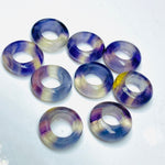 Load image into Gallery viewer, AAA Quality 100% Natural Flouride Ring Shape Gemstone, Natural Ring Shape Gemstone, Gemstone For Jewellery, 12 mm (Approx)