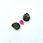 Load image into Gallery viewer, Natural tourmaline Butterfly Shape Carving, Hand carved tourmaline Butterfly loose carving, carved butterfly jewelry for Making 21x9mm.