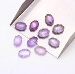 Load image into Gallery viewer, Pink Amethyst Clouds Shape Beads, Natural Amethyst Faceted Cloud Beads, Carved Amethyst Cloud Charms, 12 MM, Loose Pink Carved Briolettes