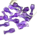 Load image into Gallery viewer, 1,2,3,4,5 pcs Natural Amethyst Wine Glass Shape Faceted Gemstone, New Fancy Cut Briolettes, Purple Amethyst Hand Carved Gemstone 8X20 MM