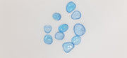 5,10 pcs AAA+ Quality Sky Blue Topaz freeform Rosecut, faceted rosecut, gemstone for jewellery, jewellery making rosecut 7X8 12X11 mm