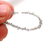 Load image into Gallery viewer, Grey Herkimer Diamond Quartz Beads: Raw Uncut Nuggets, 2-3mm