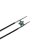 Load image into Gallery viewer, AAA Flashy Labradorite Star Shape Briolette's, Natural Labradorite Star Gemstone Beads, Faceted Labradorite Star Beads, Mini Charms 8 MM