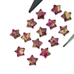 Load image into Gallery viewer, New Hot Pink Copper Turquoise Star Shape Beads, Pink Turquoise Faceted Star Beads, Hand Carved Gemstone Beads, Star Charms for Jewelry 10 MM