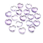 Load image into Gallery viewer, Natural Pink Amethyst Heart Shape Briolette's, Amethyst Smooth Heart Shape Beads, AAA Hand Carved Heart Charms, Jewelry Making Beads 12 MM