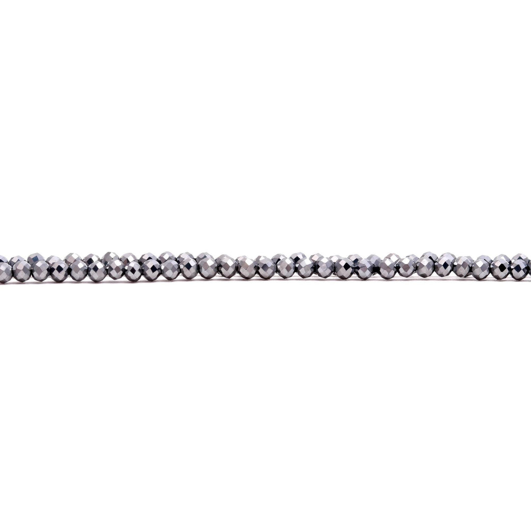 Gun Metal Round Beads, Gun Metal Micro Faceted Round Beads, AAA Metal Gemstone Beads for Jewelry Making, Wholesale Beads, 2-2.5 MM