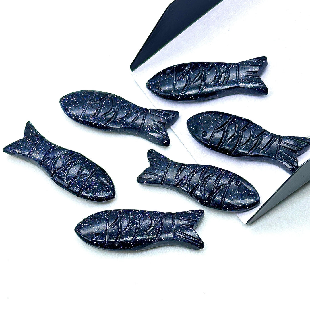 AAA Black Sunstone Handmade Fish Carving, Sunstone Fish Shape Carved Gemstone Briolette's, Jewelry Making Beads, 25 MM Loose Gemstone Fishes