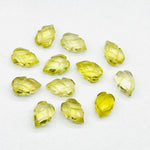 Load image into Gallery viewer, Natural Lemon Quartz Leaf Shape Gemstone Beads, 9X13 MM Leaf Shape Briolette's Beads, Lemon Quartz Faceted Beads For Jewelry &amp; Craft Making