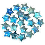 Load image into Gallery viewer, High Flashy Labradorite Star Shape Briolettes, Natural Labradorite Star Gemstone for Jewelry Making, Faceted Labradorite Star Charms, 15 MM