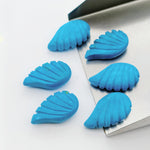 Load image into Gallery viewer, 2,3,4,5,6 100%  turquoise fancy Shape Carving, Hand carved Fancy shape Gemstone, carved Gemstone jewelry Making,18X10 mm