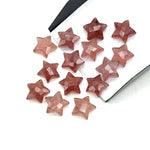 Load image into Gallery viewer, Pink Strawberry Quartz Star Shape Briolettes, AAA Strawberry Faceted Star Charms, Wholesale Loose Beads for Jewelry, 12 MM, Hand Carved