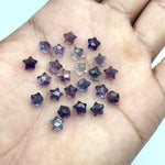 Load image into Gallery viewer, Tiny AAA Multi Fluorite Star Shape Briolette's, Fluorite Faceted Hand Carved Star Shape Beads, Star Shape Loose Charm Jewelry Beads, 6 MM