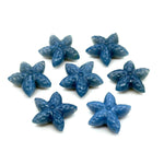 Load image into Gallery viewer, Blue Opal Star Fish Shape Beads, Carved Blue Opal Star Fish Shape Gemstones, Star Fish Carvings, Rare Findings, 20 MM, Marine Sea Fishes