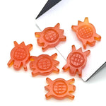 Load image into Gallery viewer, Natural Carnelian Handmade Turtle Carving, AAA Carnelian Turtle Shape Gemstone, 16 MM Loose Gemstones, Harmony in Stone, Healing Beads