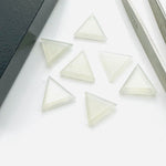 Load image into Gallery viewer, AAA Quality 100% Natural Grey moonstone Triangle Shape Loose Gemstone, Triangle Shape Loose Gemstone, Gemstone For Jewlery,12mm