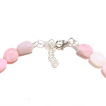 Load image into Gallery viewer, Pink Opal Smooth Tumble Beads Bracelet, AAA Pink Opal Nuggets Shape Beads Bracelet, Jewelry Gifts, Fancy Jewelry/Anklet for Girls, 8 MM