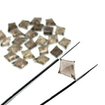 Load image into Gallery viewer, Smoky Quartz Kite Shape Gemstone Beads, Hand Carved Faceted Kite Shape Beads, Kite Shape Charms for Jewelry Making, 16 MM Gemstone Carvings