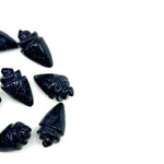 Load image into Gallery viewer, Natural Blue Sunstone Conch Shell Shape Carving, Sparkling Sunstone Hand Carved Shell Shape Gemstone Beads, 18X10 MM, Loose Shell Gemstone