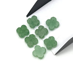 Load image into Gallery viewer, Green Strawberry Clover Shape Beads, Green Strawberry Four Leaf Clover Shape Gemstone, Loose Wholesale Beads for Jewelry Making, 12 MM