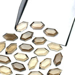 Load image into Gallery viewer, Natural Smokey Quartz Hexagon Beads, New Fancy Shape Charms For Jewelry, 7X14 Geometrical Shape Gemstone Beads, Wholesale Carving Beads
